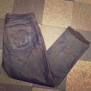 Vintage Ralph Lauren leather Pants